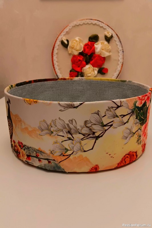 Шкатулка из коробки для торта