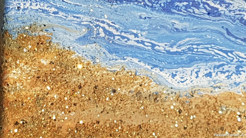 Акриловая живопись. " Море ".