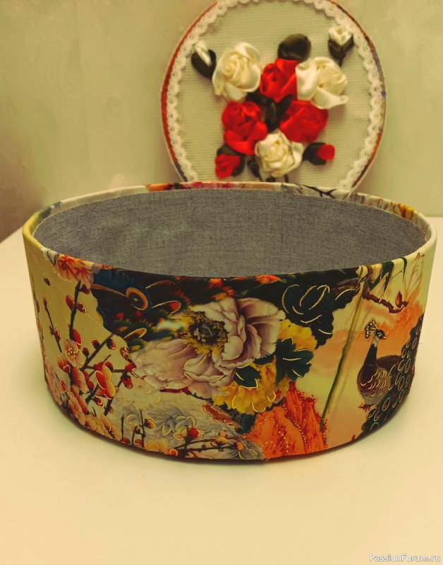 Шкатулка из коробки для торта