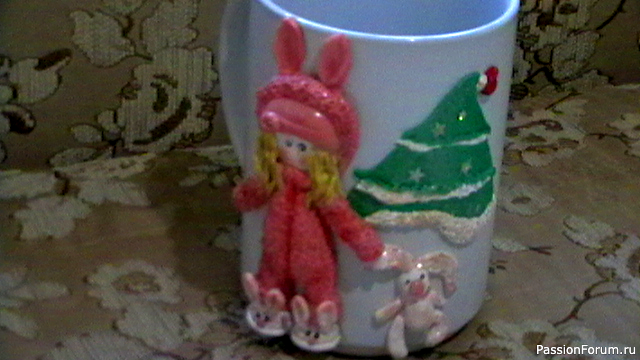 Кружка с декором