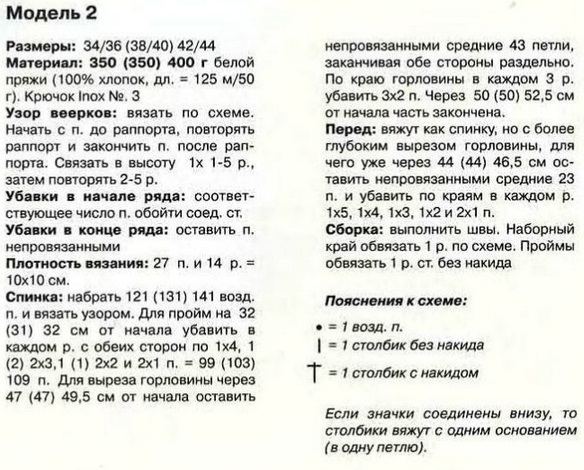 ЛЕТНИЕ ТОПЫ КРЮЧКОМ. ЧАСТЬ 1.