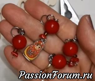 Красивые и удобные маркеры для вязания своими руками за 1 минуту!