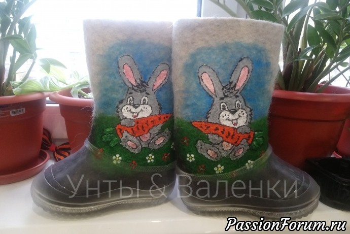 Мои расписные валенки