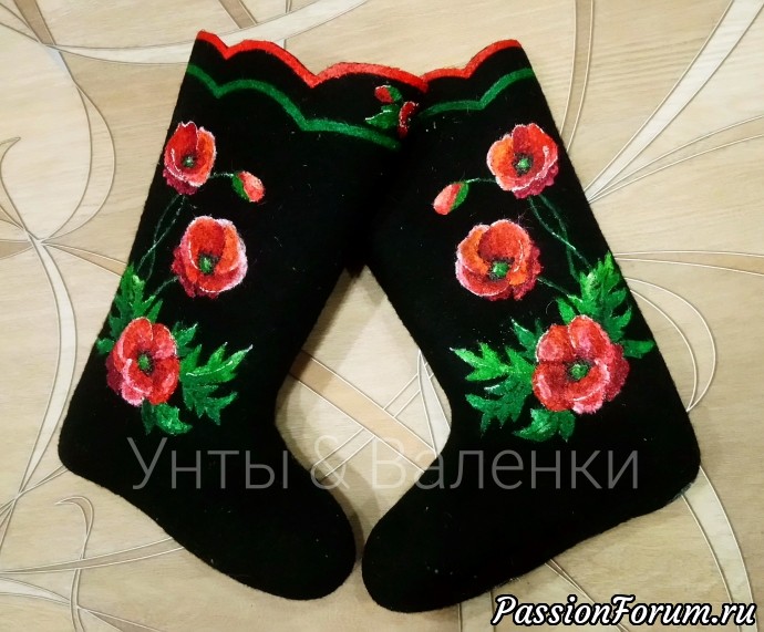 Мои расписные валенки