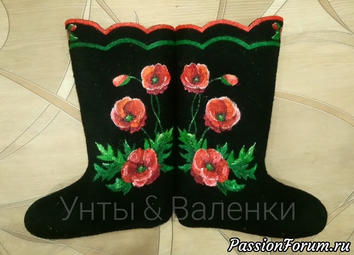 Мои расписные валенки