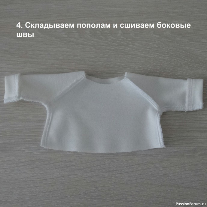 Худи для куклы. Выкройка и МК
