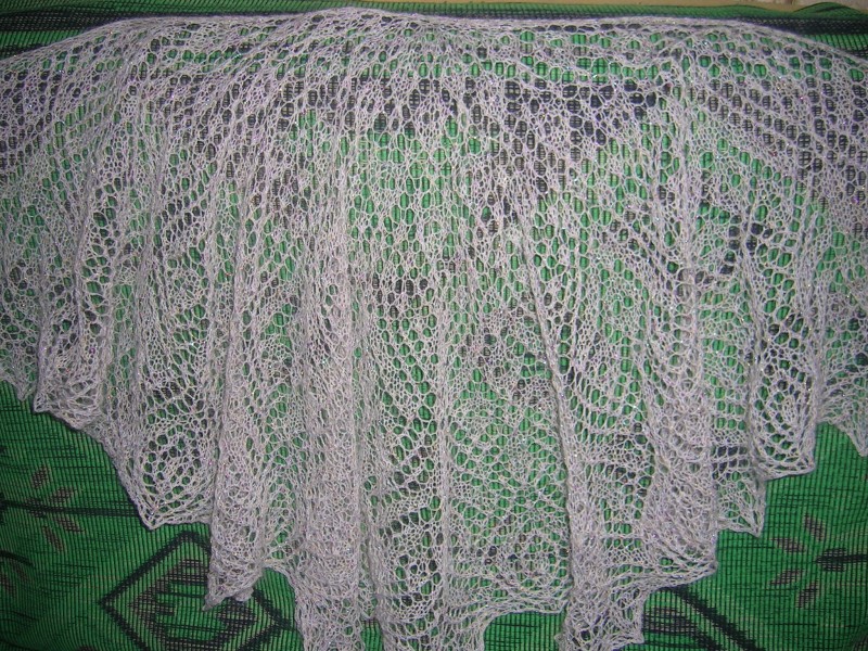 Шаль Soli Deo Gloria Lace Shawl by Anna Victoria