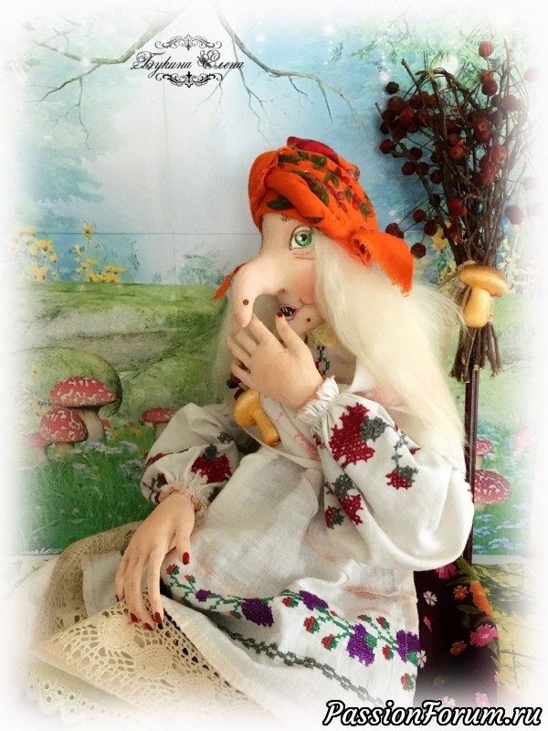 Текстильная авторская кукла.