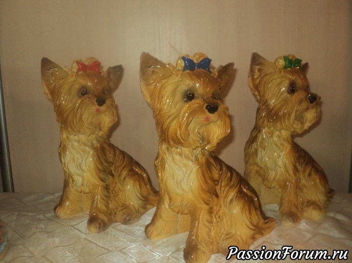 Фигурки из гипса.