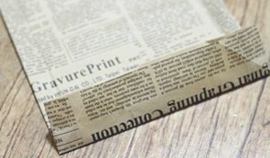 МК Подарочная упаковка из газеты и салфеток