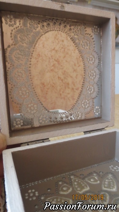 Декупаж шкатулки "Натали".