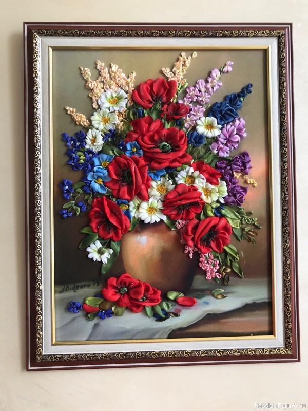 Картина «Букет с маками»