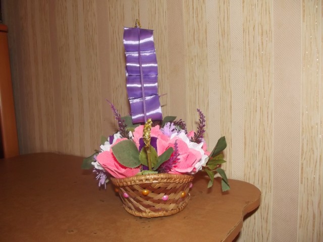 Кораблик "Сиреневые грезы"