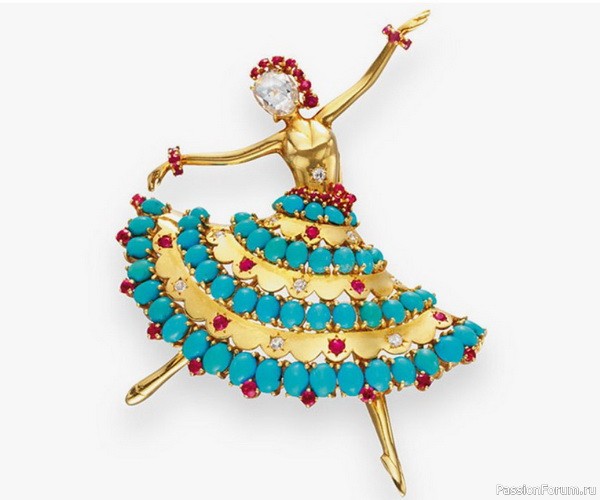 ​Van Cleef &amp; Arpels. Брошь &laquo;Балерина&raquo;.