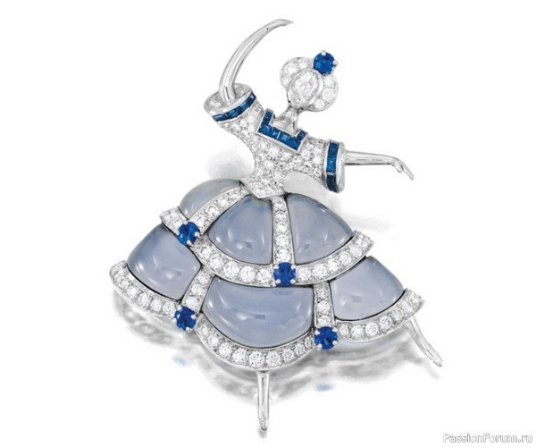 ​Van Cleef &amp; Arpels. Брошь &laquo;Балерина&raquo;.