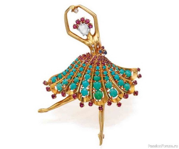 ​Van Cleef &amp; Arpels. Брошь &laquo;Балерина&raquo;.