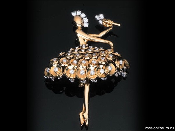 ​Van Cleef &amp; Arpels. Брошь &laquo;Балерина&raquo;.