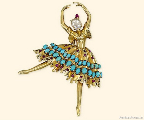 ​Van Cleef &amp; Arpels. Брошь &laquo;Балерина&raquo;.