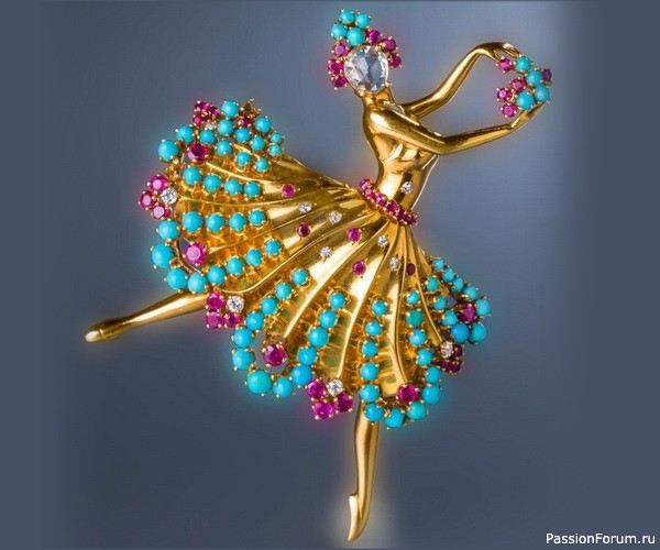 ​Van Cleef &amp; Arpels. Брошь &laquo;Балерина&raquo;.