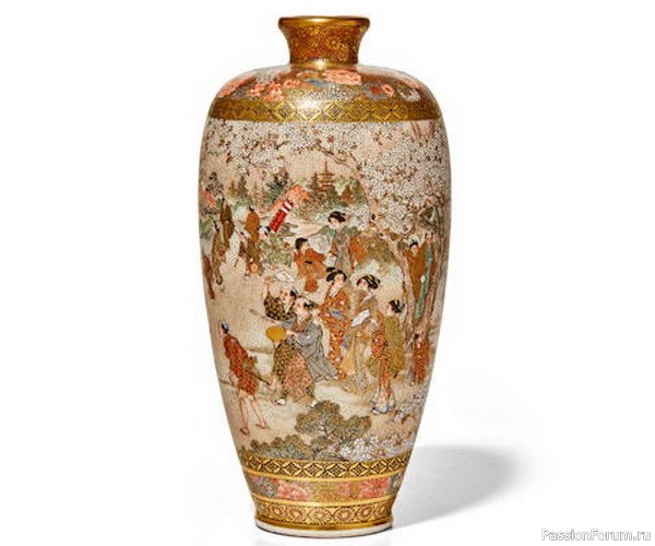 Фарфор Сацума эпохи Мэйдзи (1868-1912)