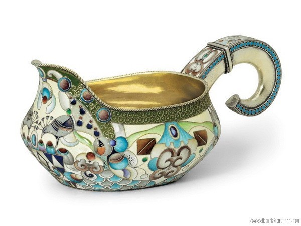 Мария Семенова. Серебро с эмалью.