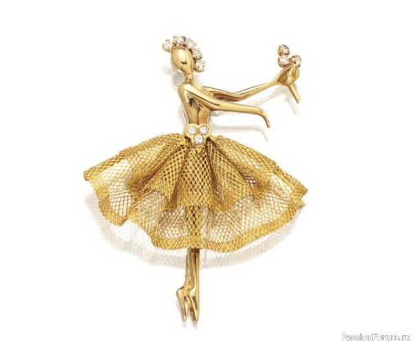​Van Cleef &amp; Arpels. Брошь &laquo;Балерина&raquo;.