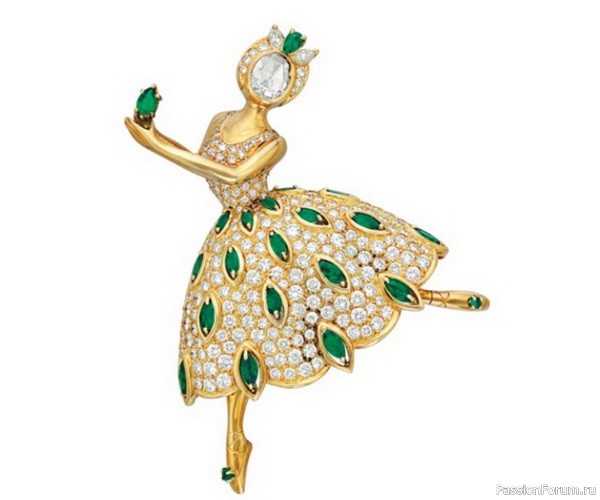 ​Van Cleef &amp; Arpels. Брошь &laquo;Балерина&raquo;.