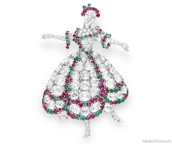 ​Van Cleef &amp; Arpels. Брошь &laquo;Балерина&raquo;.