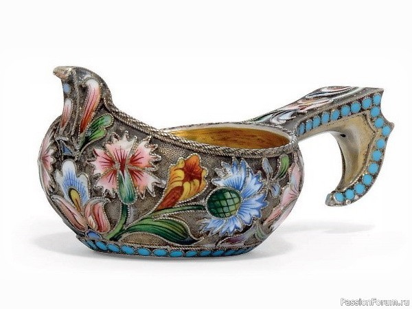 Мария Семенова. Серебро с эмалью.