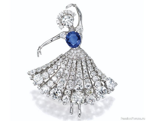 ​Van Cleef &amp; Arpels. Брошь &laquo;Балерина&raquo;.