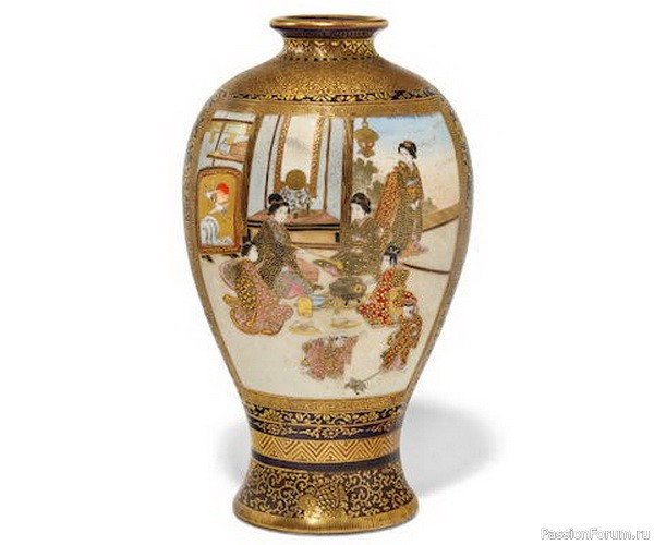 Фарфор Сацума эпохи Мэйдзи (1868-1912)