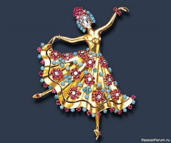 ​Van Cleef &amp; Arpels. Брошь &laquo;Балерина&raquo;.