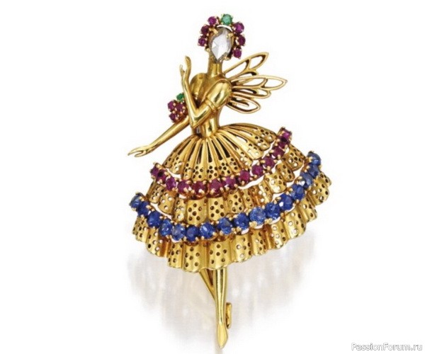 ​Van Cleef &amp; Arpels. Брошь &laquo;Балерина&raquo;.