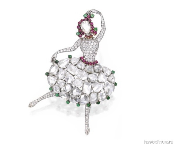 ​Van Cleef &amp; Arpels. Брошь &laquo;Балерина&raquo;.