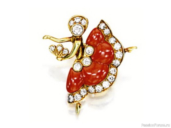 ​Van Cleef &amp; Arpels. Брошь &laquo;Балерина&raquo;.