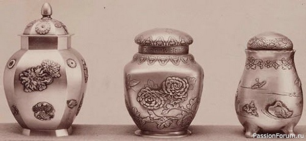 Серебро Gorham в японском стиле