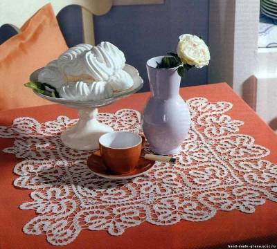 Брюггские кружева. Подборка салфеток. Часть 1.
