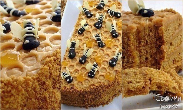 Простой, но очень вкусный тортик с красивым оформлением.