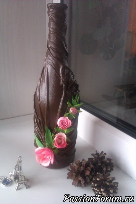 Бутылки декор