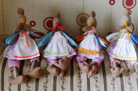 Мои первые игрушки сшитые.