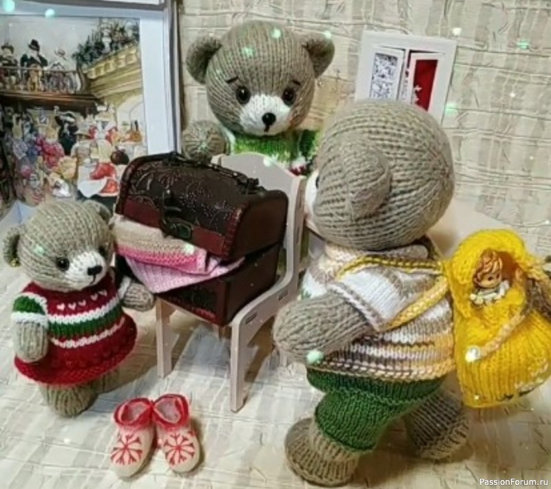 Куклы, вязаные игрушки спицами ручной работы от Марго и Мастера
