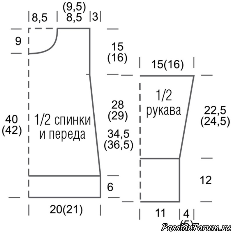 Джемпер с мотивом &laquo;Цветочки&raquo;
