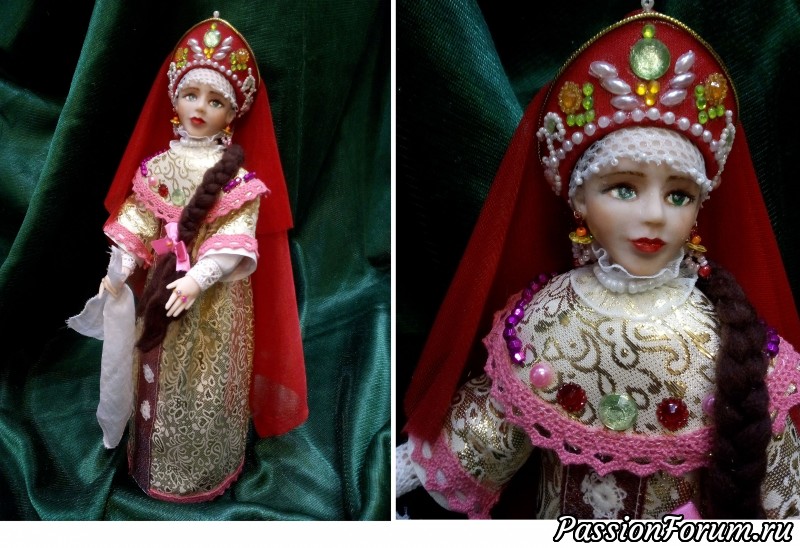 Кукла Ярослава (с процессом создания)