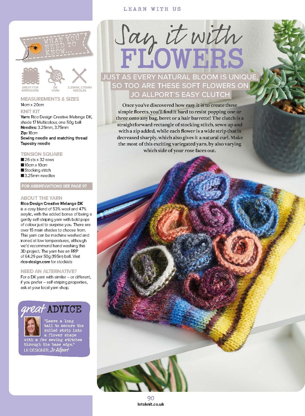 Вязаные модели спицами в журнале &quot;Let&#039;s Knit №181 2022&quot;.