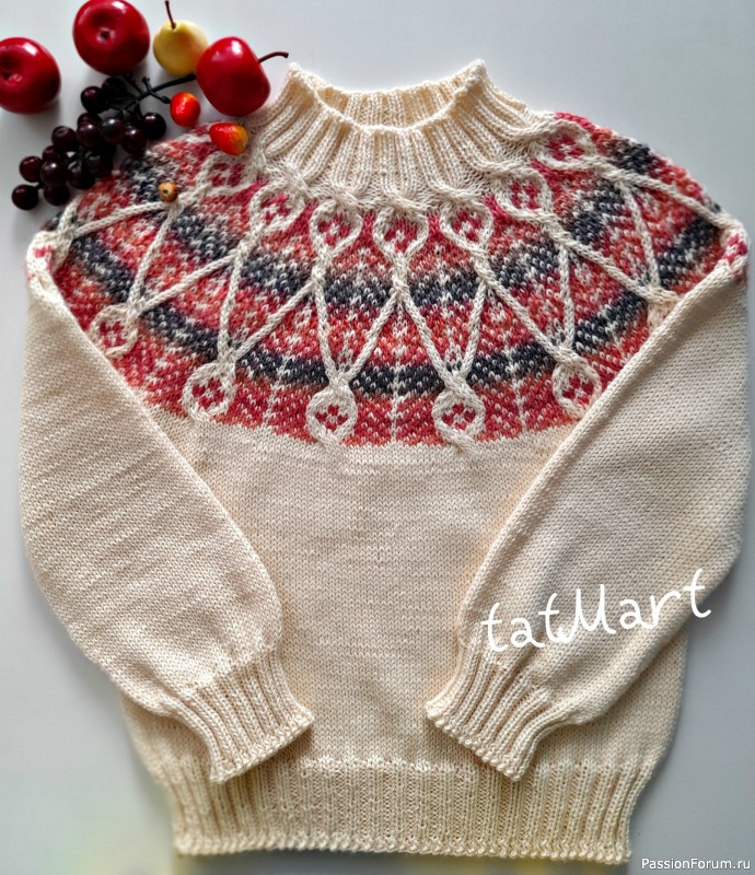 Мастер- класс #mixedberrysweater скидка 20%.