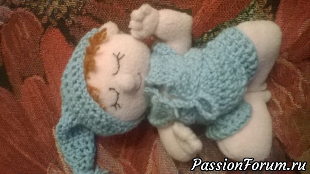 Первая игрушка из флиса