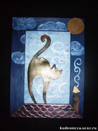 Коллаж. Кошачья тема.