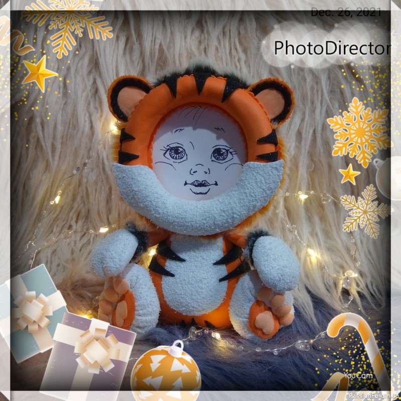 Мамин Тигррррёнок!(фоторамка-игрушка)