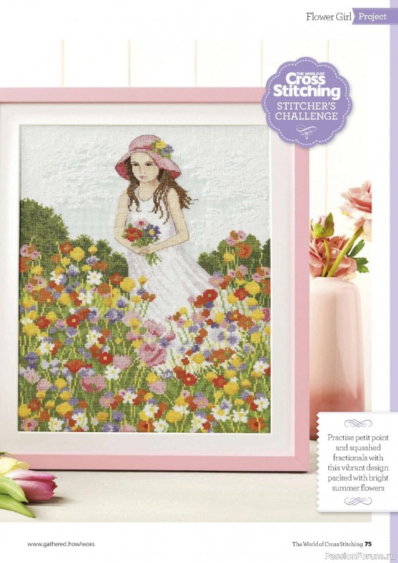 Схемы из журнала "The World of Cross Stitching №307 2021"