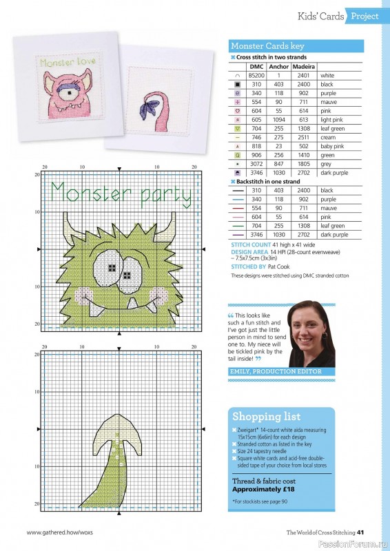 Журнал "The World of Cross Stitching" №310 2021